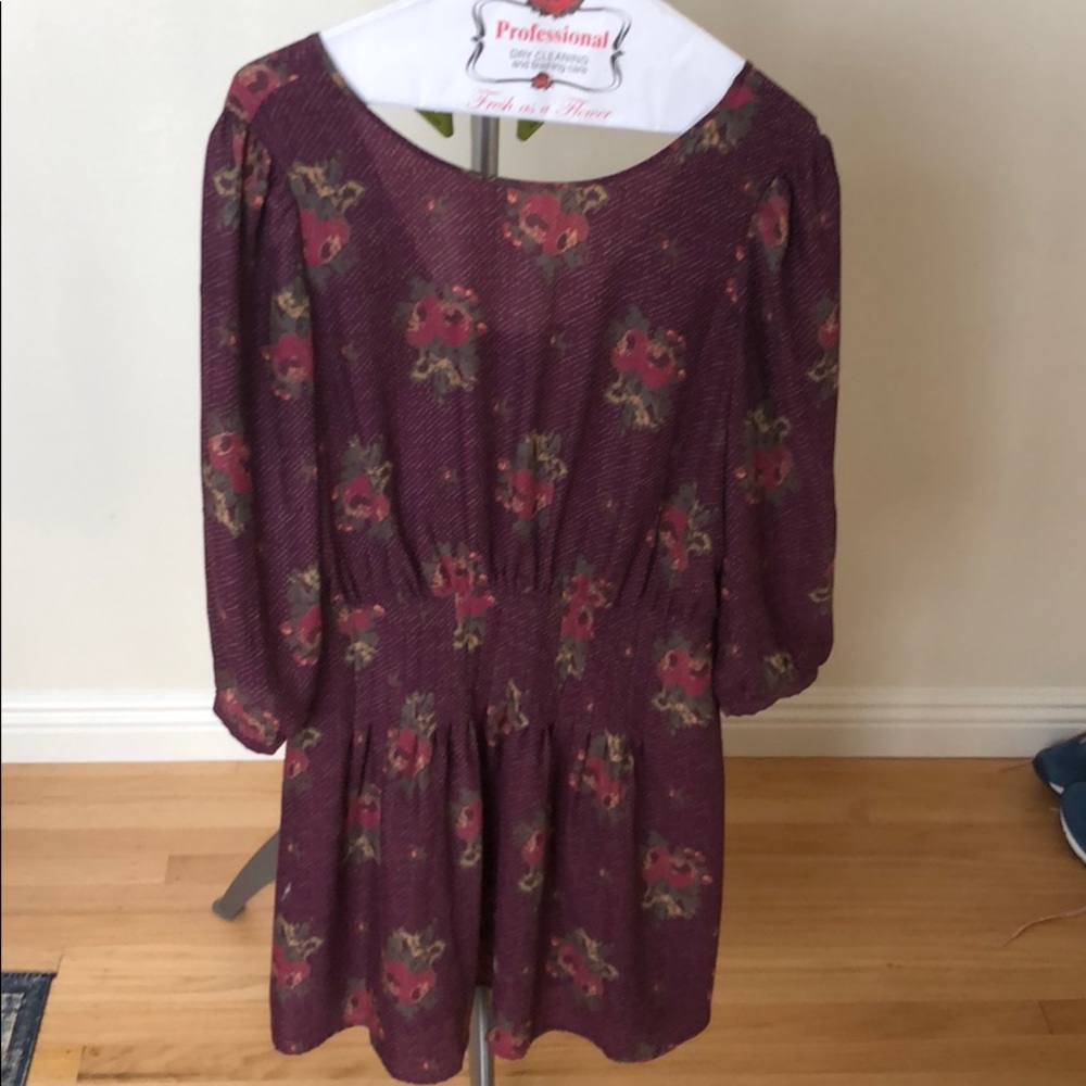 Kimchi Blue purple floral dress